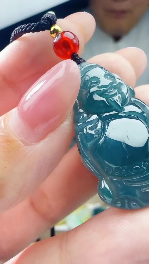 颈饰未镶嵌翡翠多样性发其一 小财神