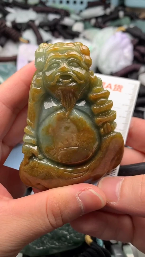 翡翠未镶嵌吊坠(不含链)1