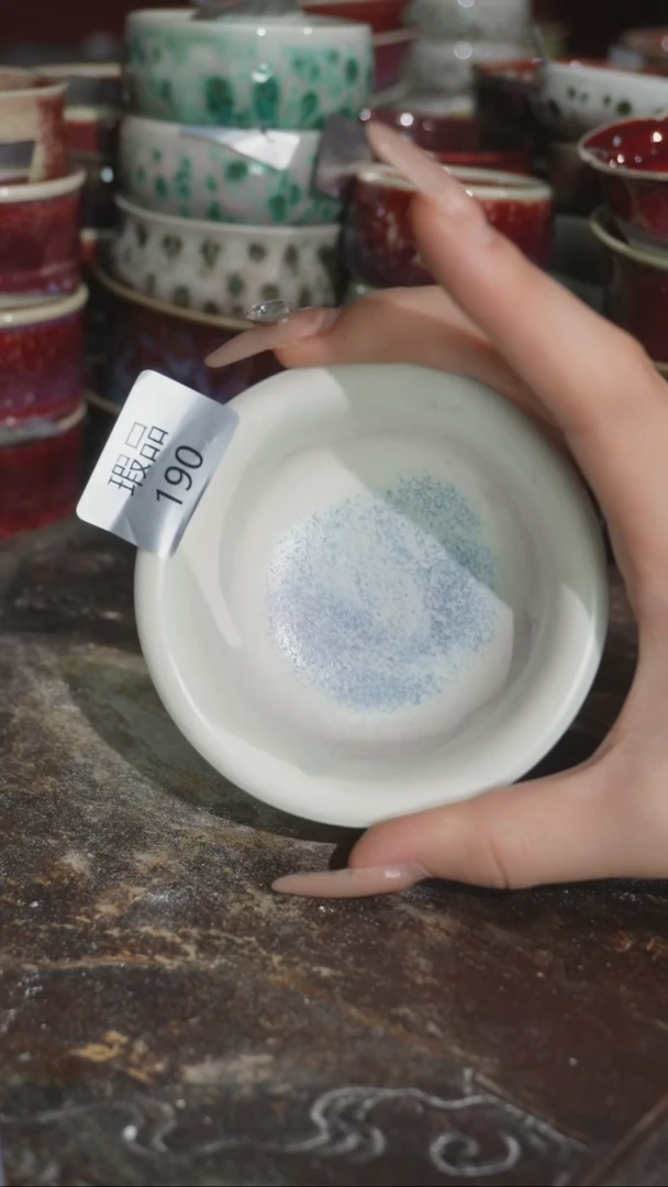 摆件精品窑变钧瓷茶器