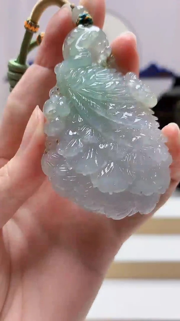未镶嵌定制翡翠5153zm-毛货挂件凤凰105