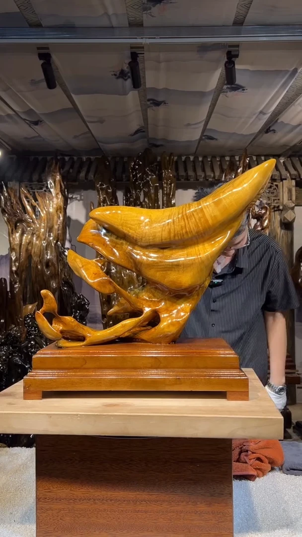 金丝楠金丝楠小叶桢楠摆件55-64-26