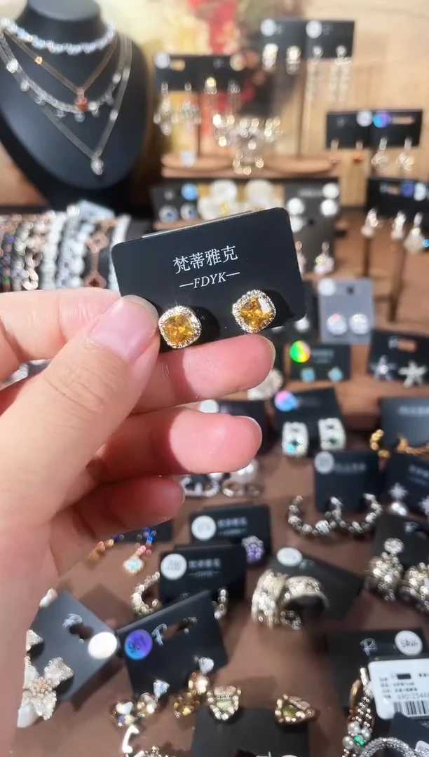 合金925银锆石梵382
