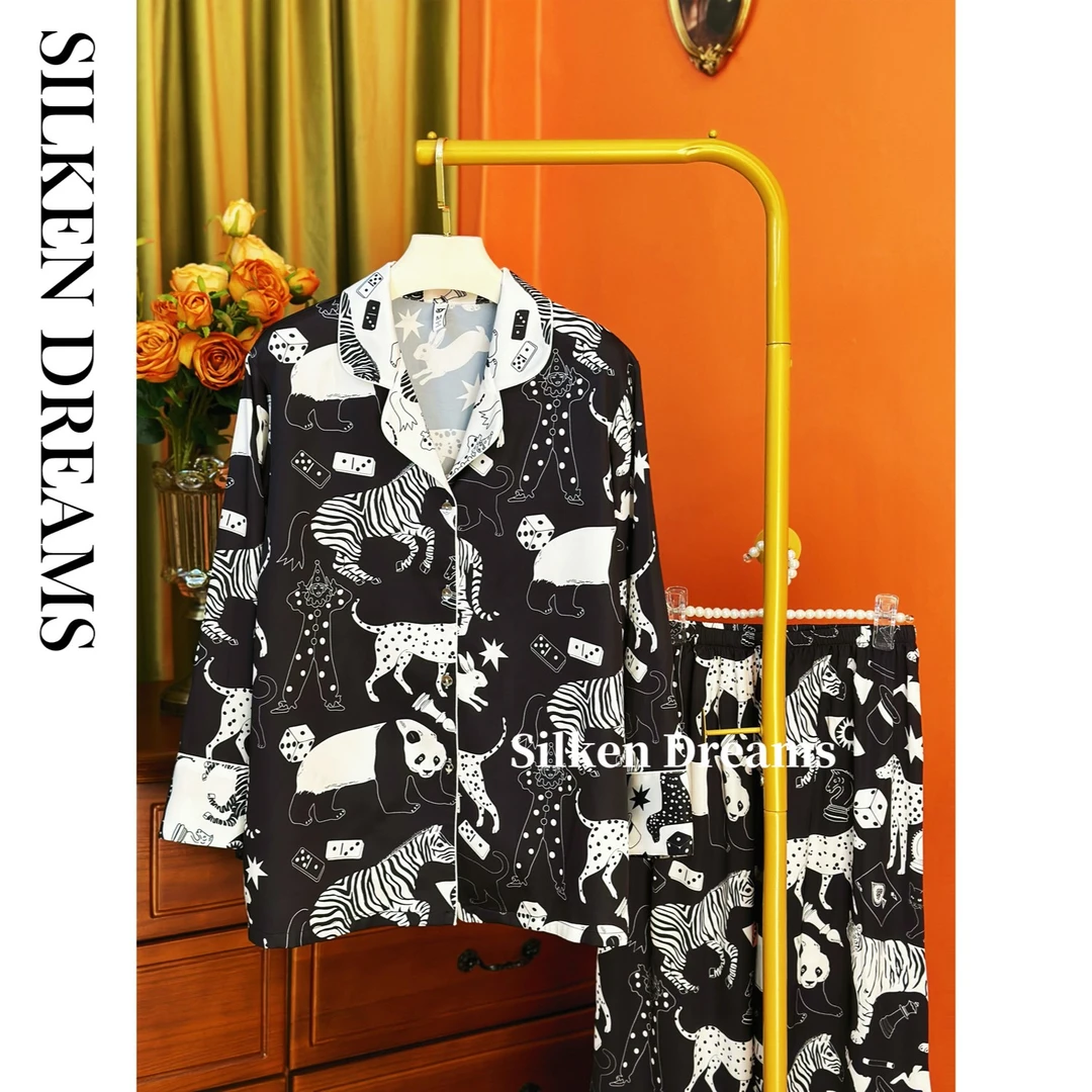 【大艺术家 | 奇幻马戏团】春秋情侣法式高级感薄款睡衣家居服套