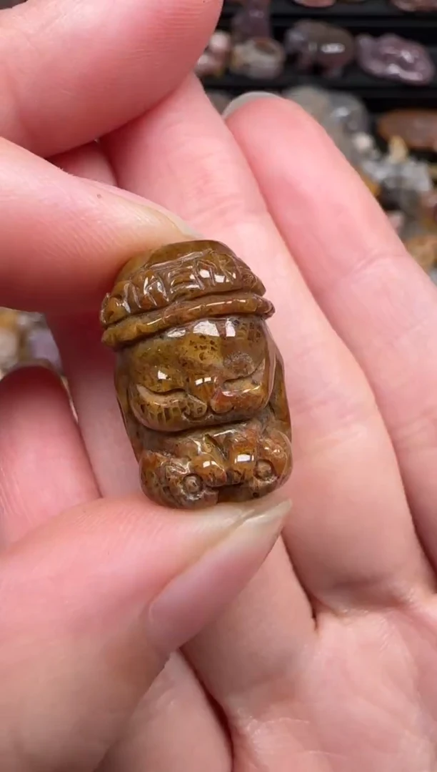 颈饰未镶嵌硅化珊瑚（珊瑚玉）291