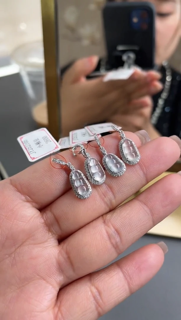 【闪购商品】翡翠挂件18K金镶嵌JY252105多样性发1