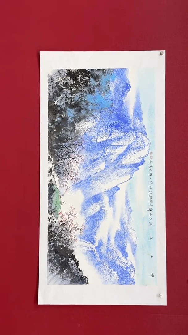 国画国画绘画山水花鸟