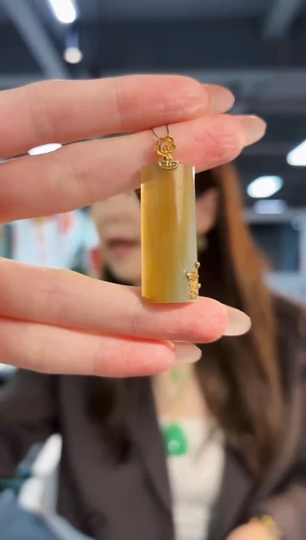 【闪购商品】翡翠颈饰18K金镶嵌缅料A货/支持复检/一件