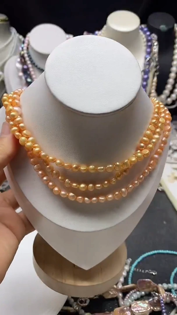 颈饰未镶嵌淡水珍珠多人