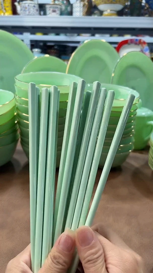 玉瓷筷子10双景德镇餐具