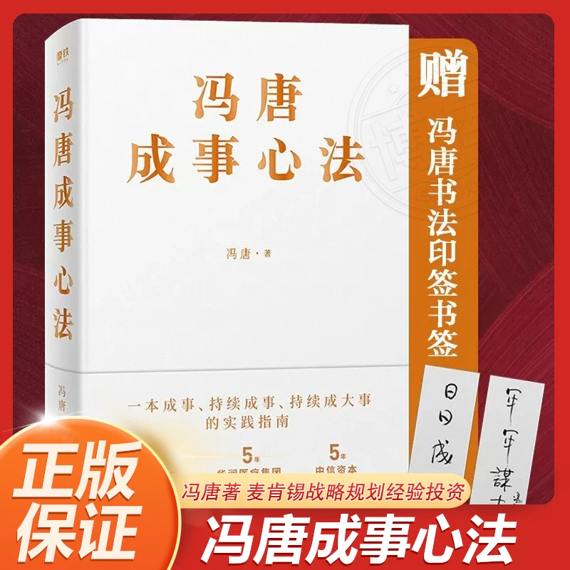 冯唐成事心法 冯唐10年麦肯锡战略规划经验投资管理启示创业理财
