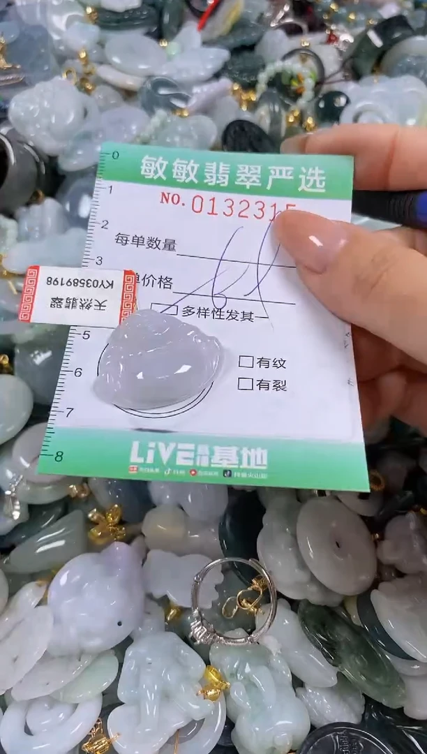 【闪购商品】翡翠颈饰未镶嵌闪购0132315多样性发其一