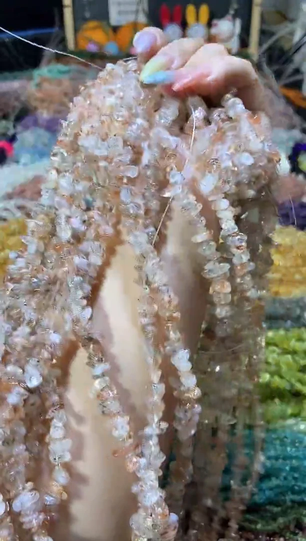 水晶珠宝半成品未镶嵌黑金超七