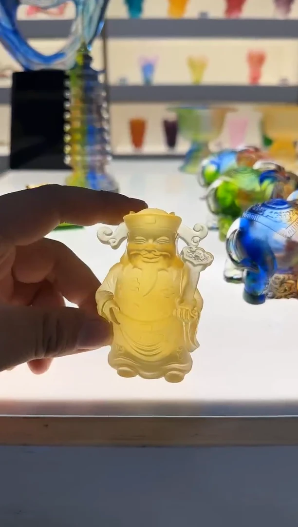 手工艺品琉璃小财神