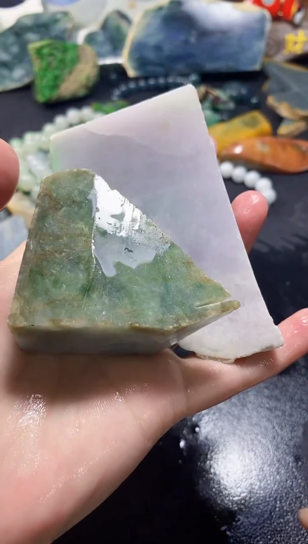 翡翠未镶嵌颈饰034天然翡翠