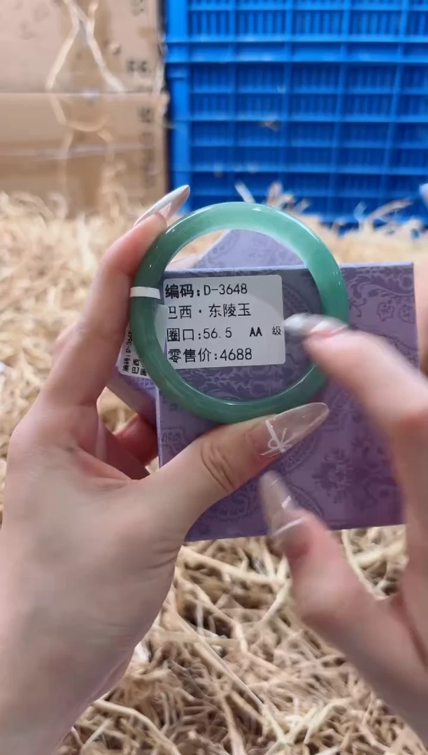 未镶嵌手镯石英质玉D-3648