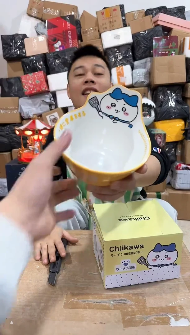 瓷片原盒小八沙拉碗