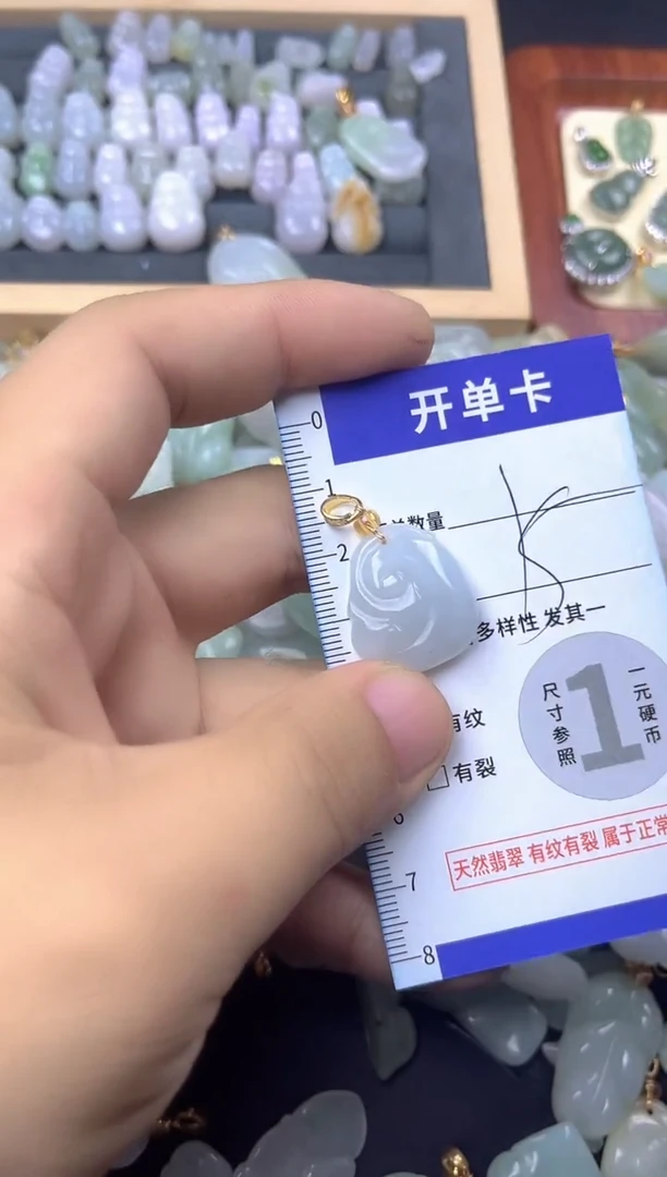 颈饰未镶嵌翡翠天然A货翡翠