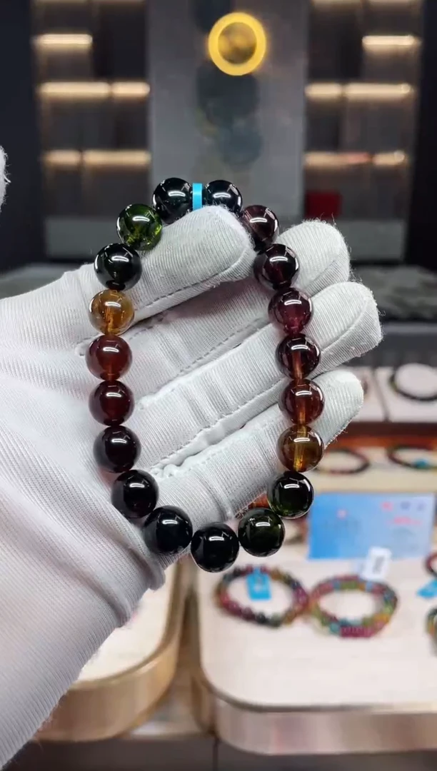 收藏级单圈手串10mm+未镶嵌碧玺（多样性发一条）xion