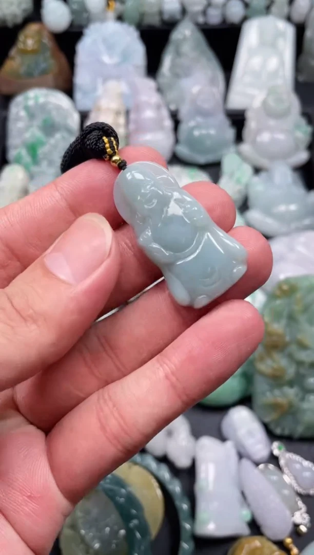 翡翠未镶嵌颈饰天然翡翠a货