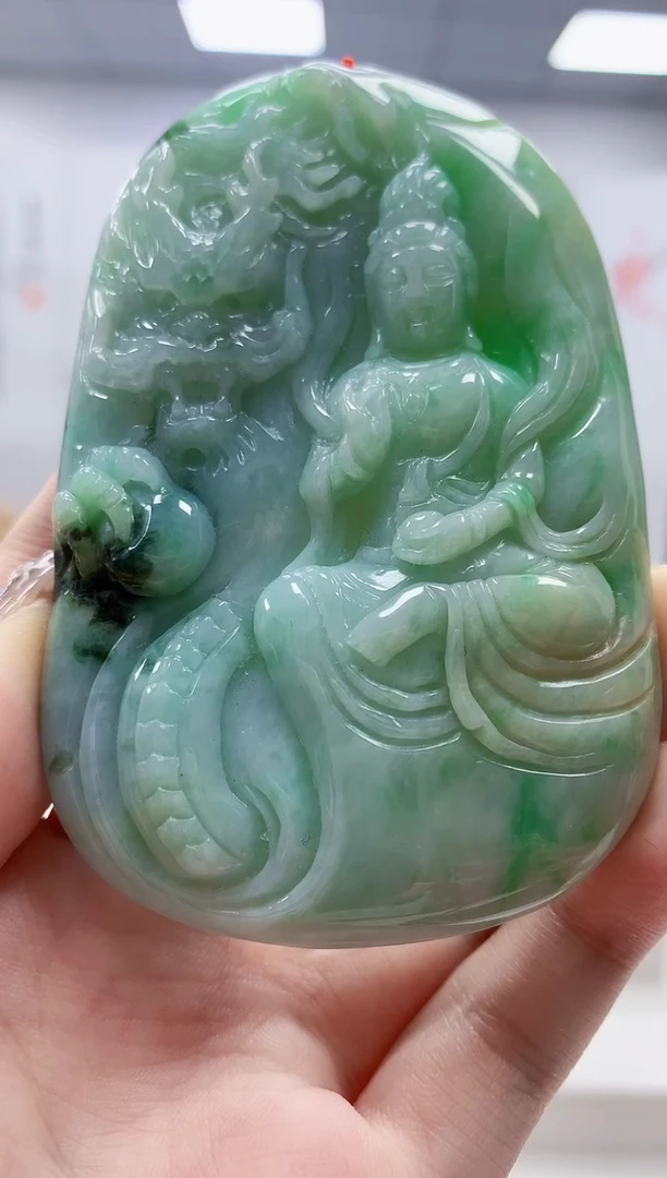 未镶嵌定制翡翠4812jw-毛货挂件68