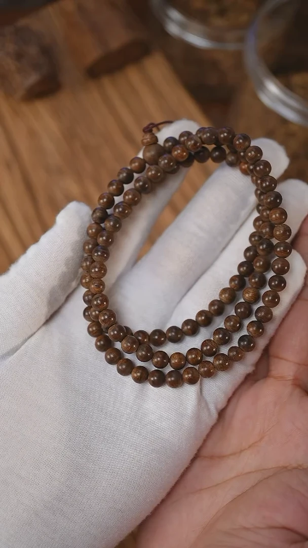 手串沉香沉水级越南芽庄红土0.61-16.7克