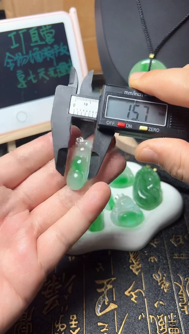 颈饰未镶嵌翡翠所见即所得，一图一物