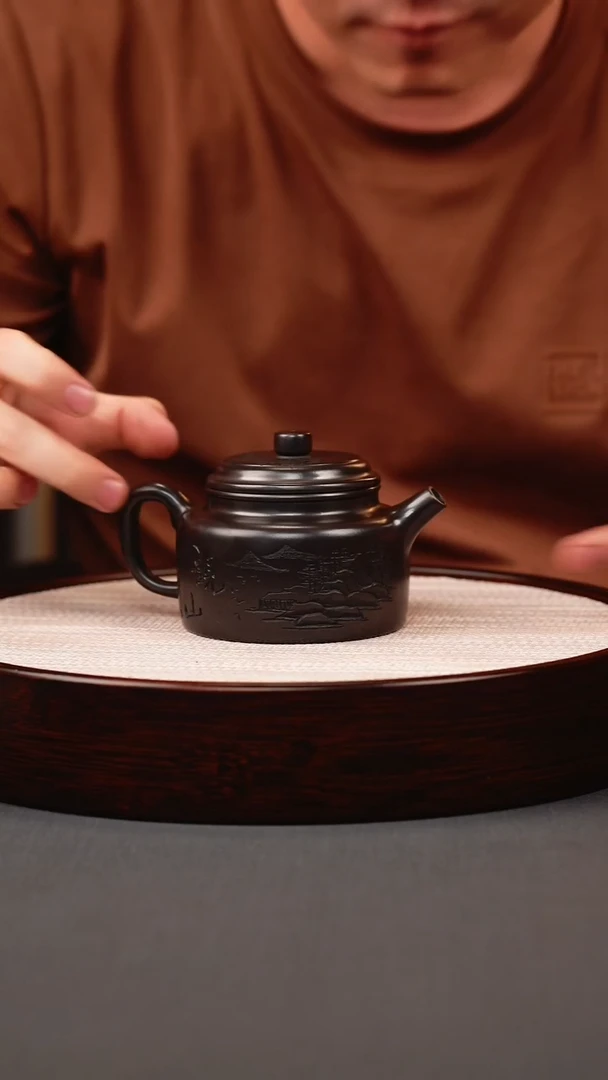 茶壶紫砂石黄观山德钟