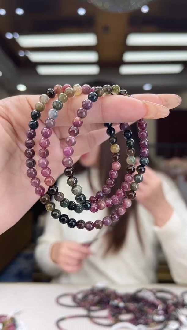 【闪购商品】碧玺/未镶嵌5mm+碧玺多圈6多样性发货