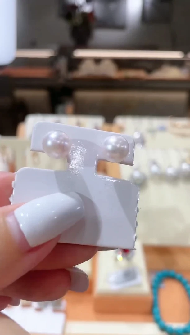 【闪购商品】海水珍珠耳饰18K金镶嵌8.5~9耳饰