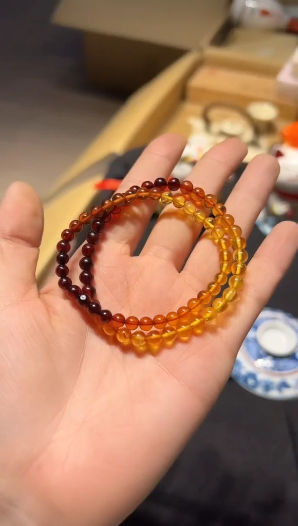 【闪购商品】琥珀手串未镶嵌好好好好好好好好好好好好好