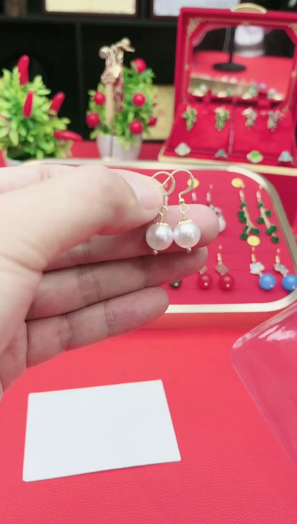 【闪购商品】拼合珍珠（马贝珠）耳饰银S925镶嵌903000