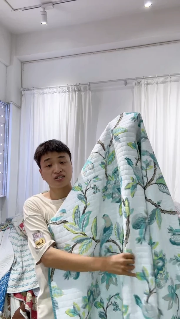 棉200*230纯棉床盖65号微瑕