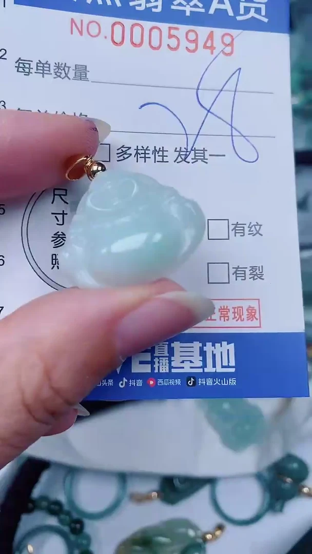 翡翠未镶嵌颈饰00005949