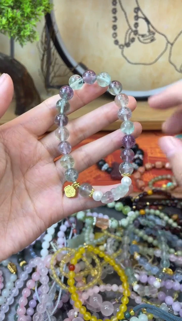 【闪购商品】萤石手链未镶嵌329手串