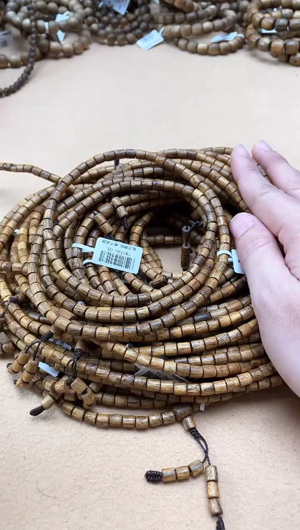 【闪购商品】沉香手串海南莺歌绿棋楠随型多圈多样性发其一