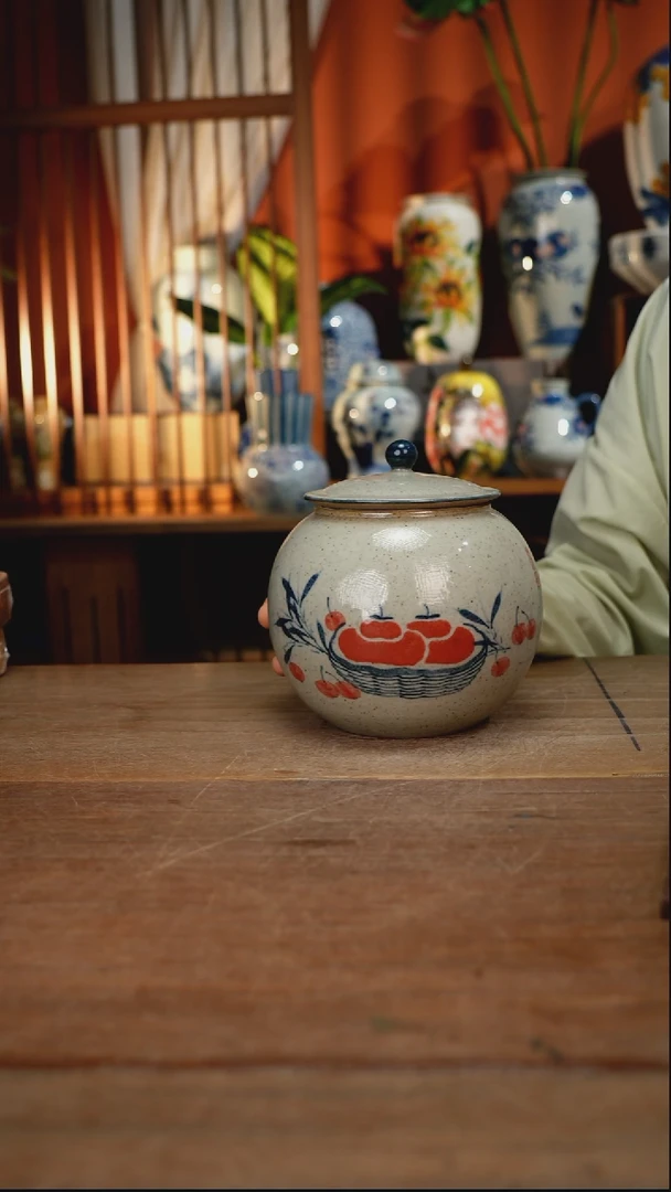 瓷片【简家甄选】景德镇设计师釉下手绘陶瓷餐具
