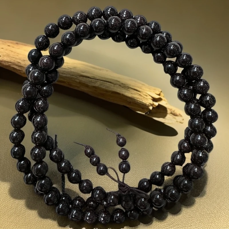 0.8 老料爆星圆珠脖挂【835】