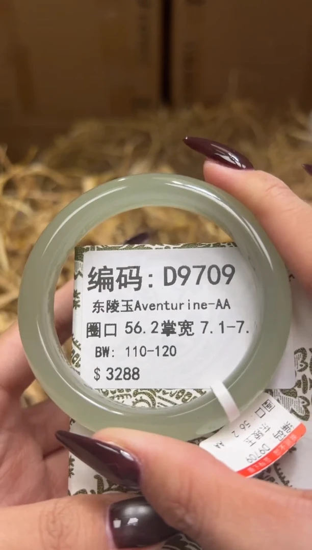 未镶嵌手镯石英质玉D9709+