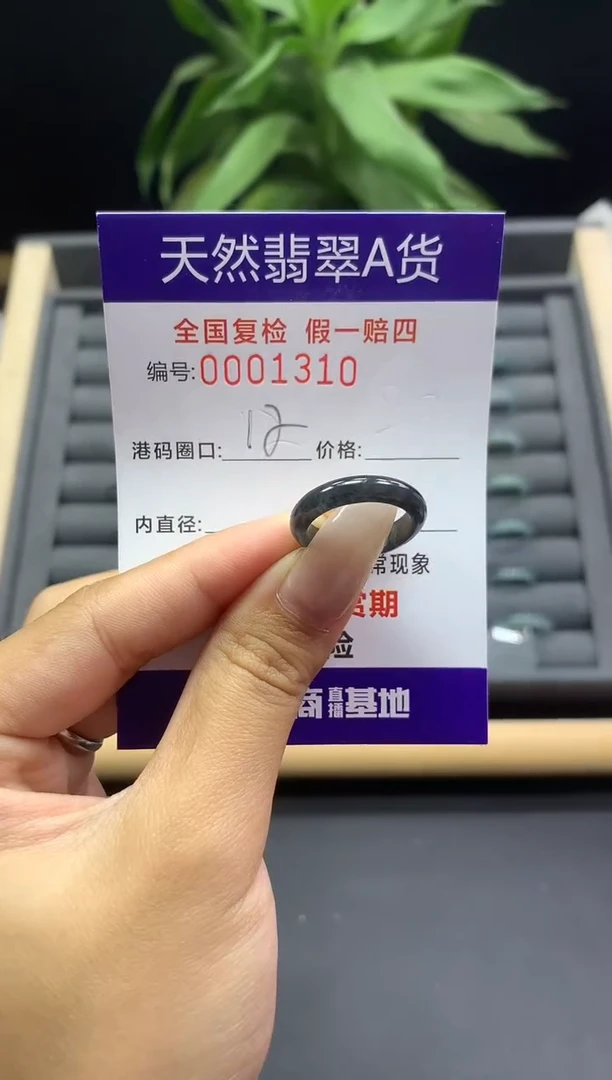 未镶嵌戒指翡翠天然  1310