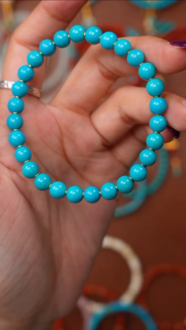 未镶嵌绿松石手串绿松石手串 防拍链接