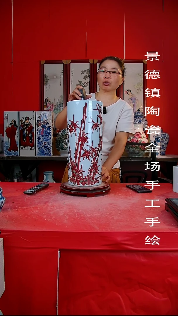 摆件景德镇陶瓷 全场手工手绘