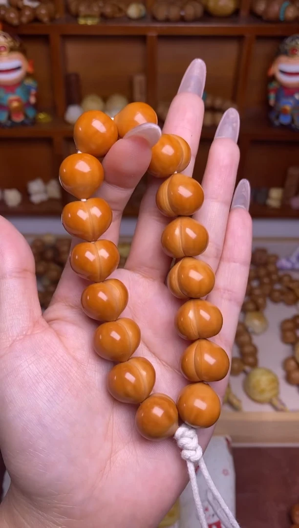 手串猴头核桃16➕超大尺寸高定玻璃底柯基定制款屁桃手持