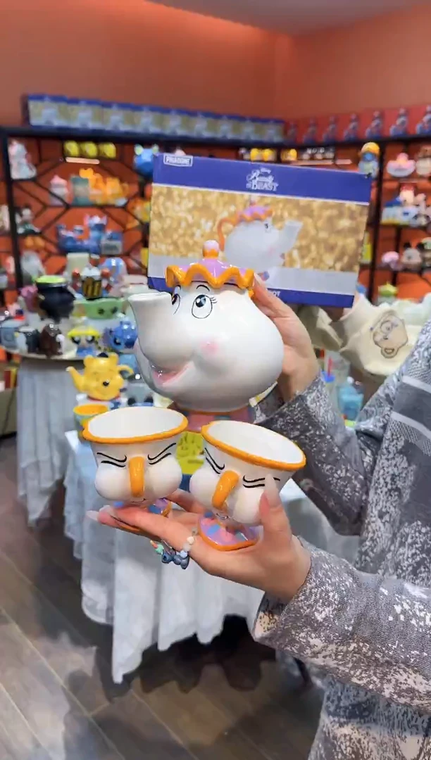 瓷片@@陶瓷茶壶太太一壶二杯