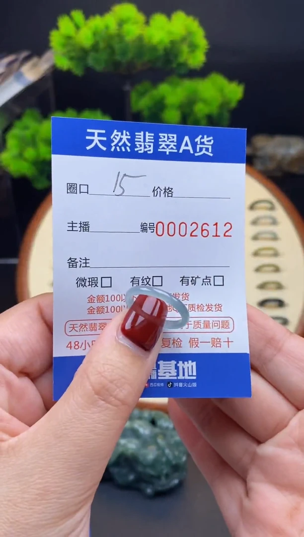 【闪购商品】翡翠戒指未镶嵌戒圈
