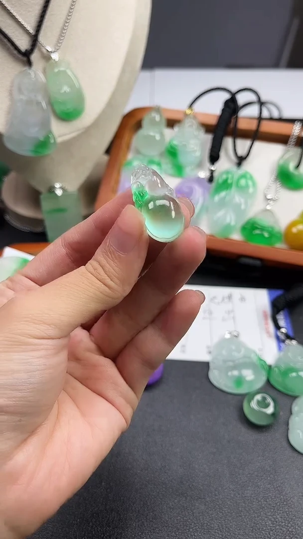 颈饰未镶嵌翡翠  所见即所得 一图一物