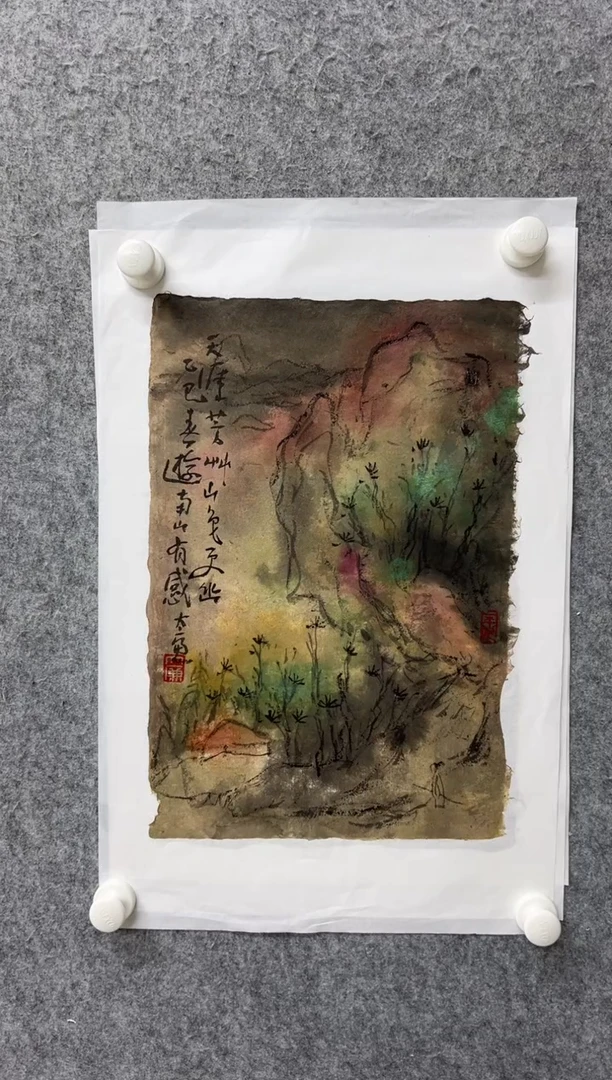 国画写意画花鸟画手绘