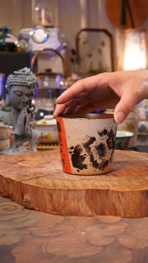 碗国色天香手工手绘手工手绘