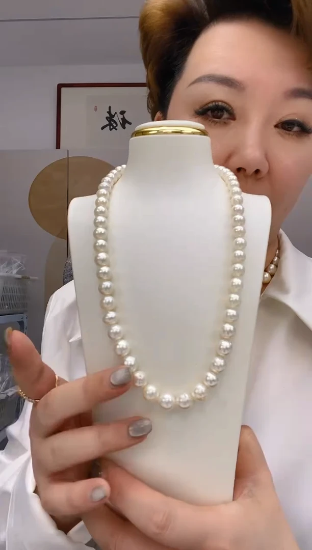 未镶嵌海水珍珠项链124 8-9mm