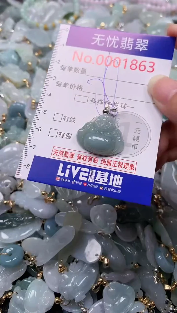 吊坠(不含链)未镶嵌翡翠1863
