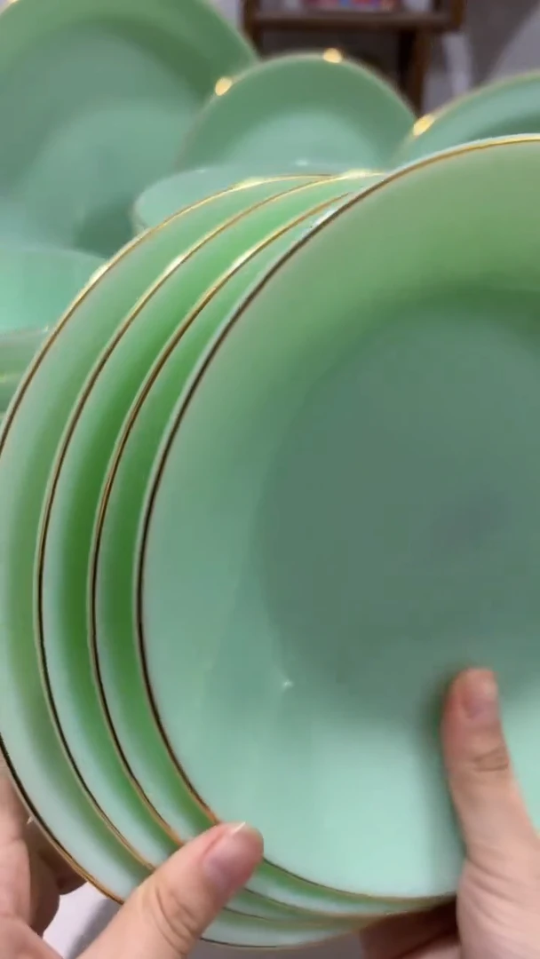 · 8英寸深盘4个  玉瓷【贝美】